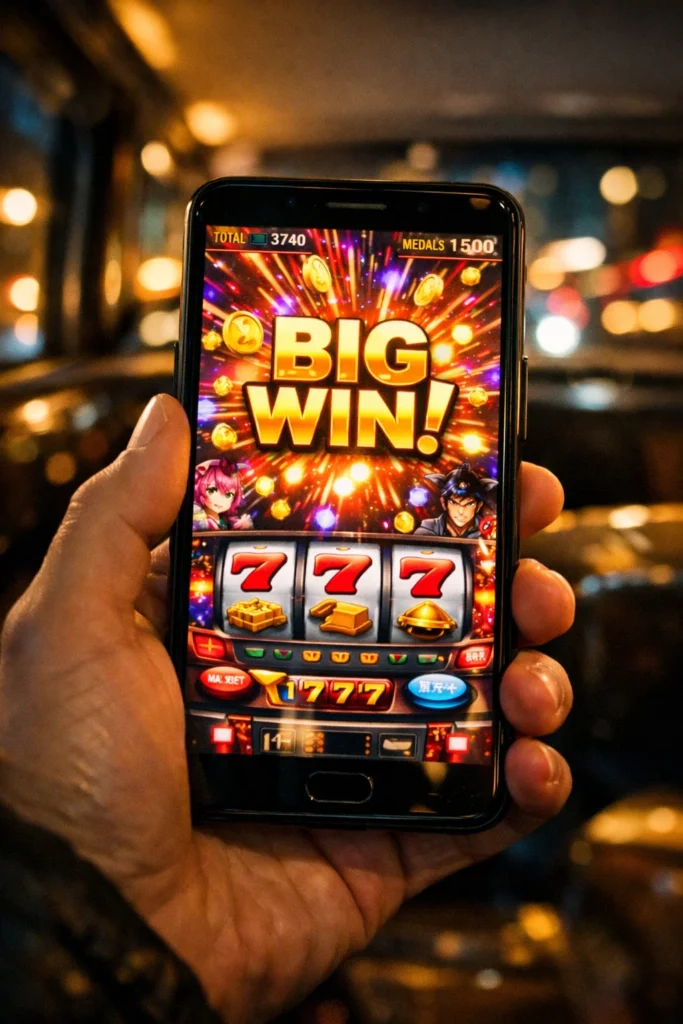 縦画面でのパチンコ スロット体験